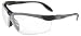 Uvex S3700X Genesis Slim Safety Eyewear, Pewter and Black Frame, Clear UV Extreme Anti-Fog Lens