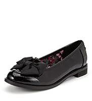 Bow Panelled Loafers