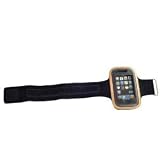 Black & Tan Sports / Gym / Workout iPhone Armband Case Holder for Apple iPhone 4