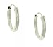 Hoop Earrings Made of Square Sterling Silver Tubing - Elegant