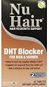 Nu Hair DHT Blocker Hair Regrowth Support Formula Tablets, 42-Count Bottle