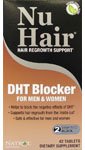 Nu Hair DHT Blocker Hair Regrowth Support Formula Tablets, 42-Count Bottle