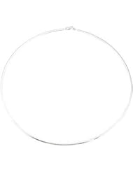 02.30Mm Reversable Omega Chain Matt And Polish Finish Sterling Silver Ch992 16 Inch