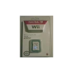 Sandisk 2 gb Official Nintendo Wii memory card in retail packaging