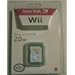 Sandisk 2 gb Official Nintendo Wii memory card in retail packaging