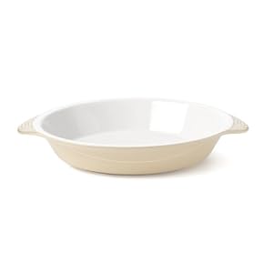Calphalon Ceramic Vanilla 9 Inch Deep Dish Pie Pan by Calphalon