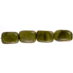 7 in. Semi Precious Beads Strand, 13 x 18 mm Jade