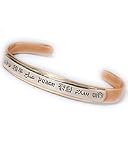 Far Fetched Peace in Many Languages Mixed Metal Cuff Bracelet