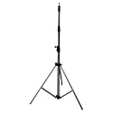 Silver Adjustable Aluminium Studio Lighting Stand With Quick Release Plastic Clamps and 15mm Spigot.
