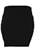 KMystic Basic Mini Skirt with Wide Waist Band (Small, Black)
