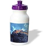 VWPics Volcanoes - Lava flowing into the Pacific Ocean, Volcanos National Park, Hawaii - Water Bottles