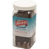 Bravo! Dry Roasted Venison Liver Strips, Treats for Dogs and Cats