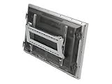OmniMount PRO 63FBHD-T - Mounting kit ( wall plate, mounting rails ) for flat panel - black - mounting interface: 100 x 100 mm, 75 x 75 mm, 100 x 200 mm, 200 x 200 mm, 200 x 100 mm