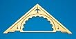 Roof Apex Trim - Dollhouse Miniature