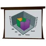 Premier 79x140(161 Diag.) Projector Screen, [16:9] Format, HiDef Grey Screen Surface