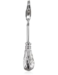VINANI brand Germany 925 Sterling Silver Charm Pendant Broom shiny Witch HBES