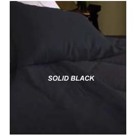 MARRIKAS 600TC Egyptian Cotton TWIN EXTRA LONG Sheet Set Solid BLACK