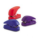 12-Sheet TOT One Hole Punch, Assorted Colors