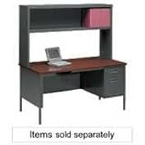 Metro Classic Series Right Pedestal Desk, Gray Patterned/Charcoal, 48 x 30 (HONP3251RG2S)