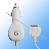 DreamBargains Premium iPod Touch, iPhone, iPod Video, iPod Nano, iPod Classic Car Charger w/ Blue indicator light - Black