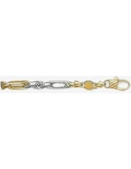 6.5mm Tri Color Figarope Chain 14"