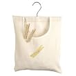 Natural Canvas Clothespin Bag - Stores Clothespins - by Whitmor - 6462-789 (Natural) (12 1/2