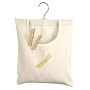 Natural Canvas Clothespin Bag - Stores Clothespins (Natural) (12 1/2"H x 10 1/2"W)
