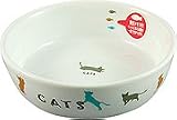 猫用陶器食器　遊ぶ猫　ＣＴ－２０４ 7333170
