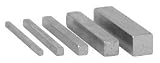 9810 5 PIECE BRASS SET-UP GAUGE BLOCKS X 4 LONG BLOCKS ARE 1/8 3/16 1/4 3/8 AND 1/2 SQS