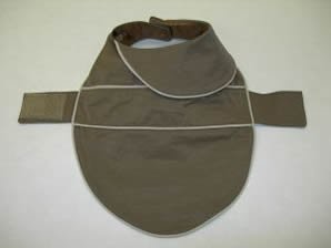 Puppy Luck C-2BR Raincoat XXSmall Brown Dog Clothing