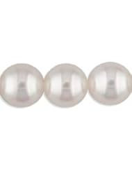 18K White Gold 4.5-5mm "CROWN" Quality Pearl & Diamond 7" Bracelet