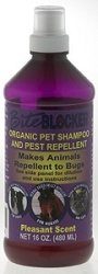 Bite Blocker Pet Products - Organic Pet/Animal Shampoo 16 oz - Insect Repellent For Pets