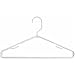 Homz Closet 6878/10WH.14 10PK White Plastic Hanger