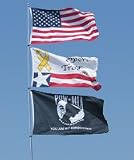 Christmas Special 20' Xtra Heavy Duty Flagpole by Telepole