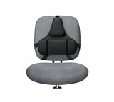 Fellowes Ultimate Back Support Tri-Tachment Adjustable Mid-spine and Lumbar W355xD50xH381mm Ref 8037601