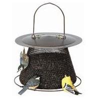 No/No Original Bird Feeder with Extended Roof, Bronze