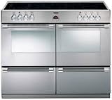 Sterling 110cm Electric Range Cooker c/w 4 Electric Induction Zones *Needs A 60mm Gap At The Sides To Allow The Door To Open* Black (STERLING1100E_BK)