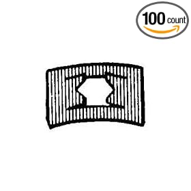 3/16 Flat Push-On Speed Nut (100 count)