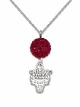 Chicago Bulls Ovation Crystal Necklace