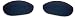 Oakley Monster Dog 13-554 Iridium Rimless Sunglasses, Ice Lens,One Size