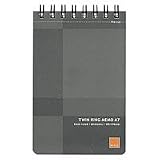 コクヨ ツインリングメモ [WiLL STATIONERY ACTIC]A7 切取ミシン入 60枚 黒 F-WKM130D 5セット