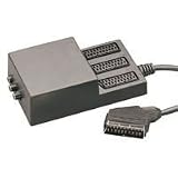 Switched Scart Splitter Box Gold Plated 3Way