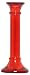 Colorful Recycled Art Glass Large Watermelon Red Candleholder 7 3/4"h Set of Two