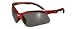 All Products : Mentor X Frame Safety Glasses Red Frame Smoke Lenses