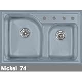 CorStone Avondale Advantage 3.2 Double Bowl Kitchen Sink with Two Faucet Holes 24-2-74
