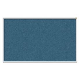 Ghent® 3'X5' Aluminum Frame Vinyl Tackboard - Ocean