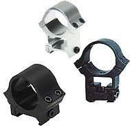 B-Square 1-Inch Sport Utility Rings, Standard Dovetail-Medium Rise, Matte Stainless Finish