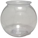Plastic Fish Bowl - Round - 1 12 Gallon