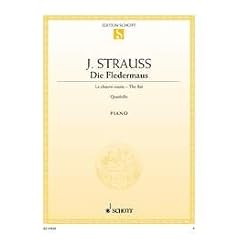 Fledermaus-Quadrille: Klavier. (Edition Schott Einzelausgabe)