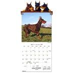 Doberman 2008 Calendar Holder Gift Set